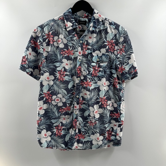 Buffalo David Bitton Other - Buffalo David Bitton Tropical Floral Button Down Shirt Men’s Size Small